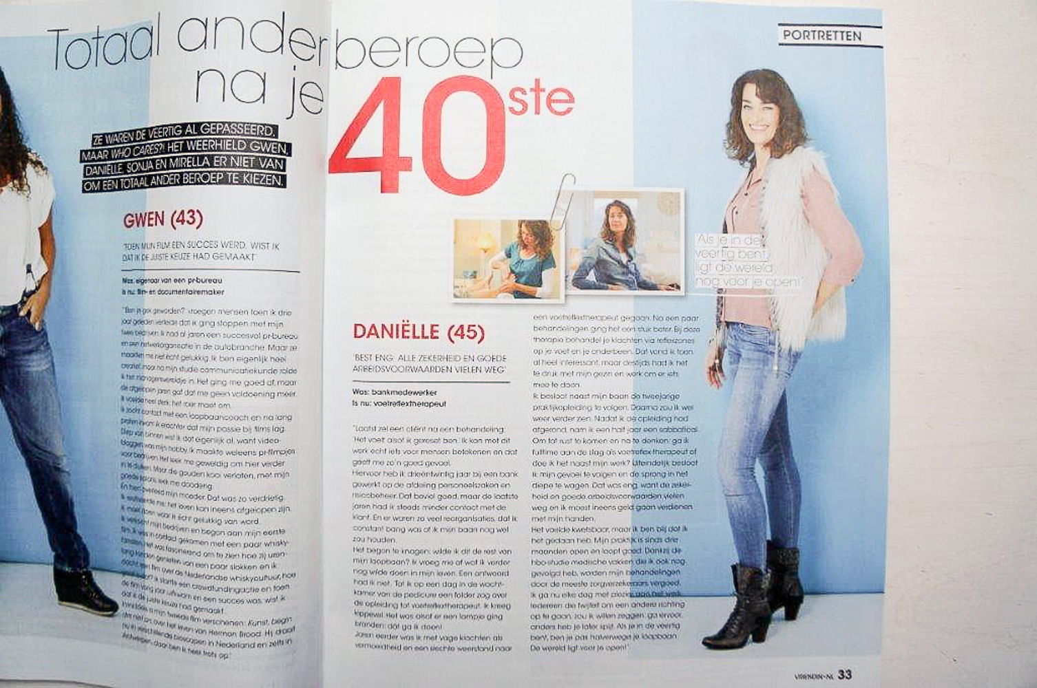 Interview met Danielle Langedijk in Vriendin